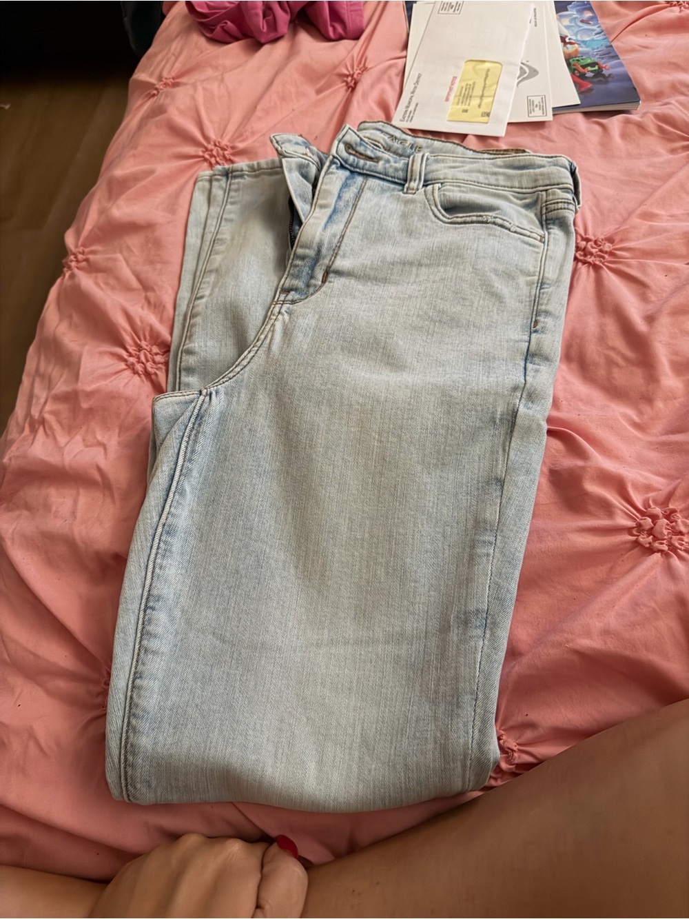 American Eagle Outfitters Light Blue Skinny Jeans